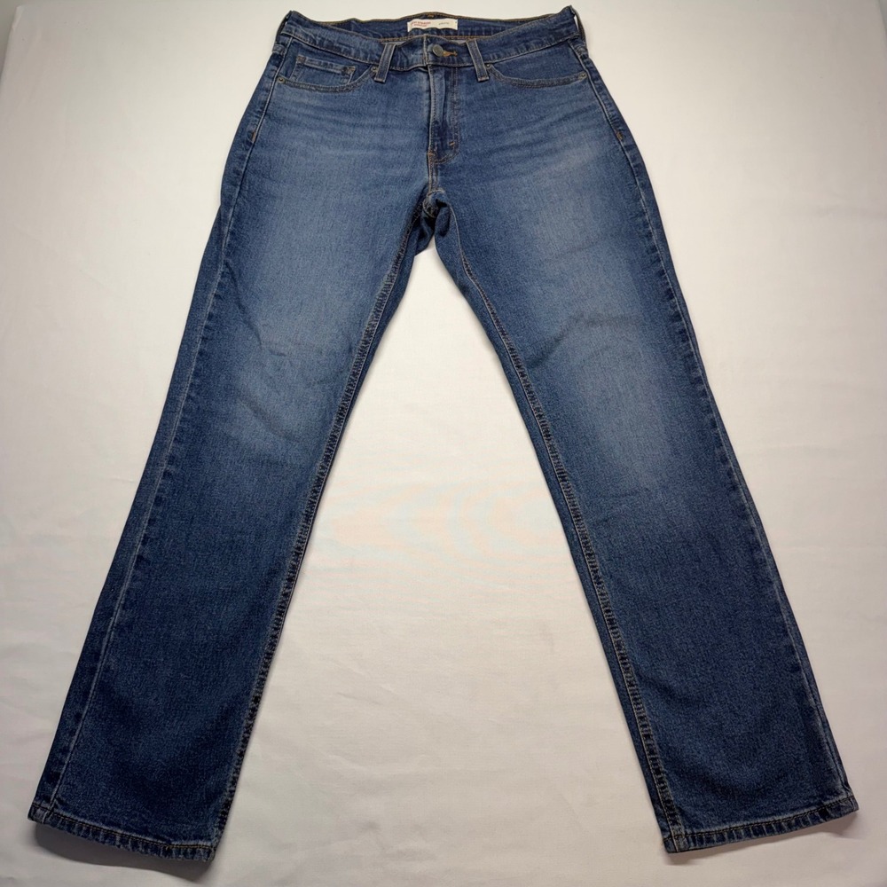 Signature Levi Strauss Athletic Fit Jeans Mens 29x30 Blue Stretch Denim
